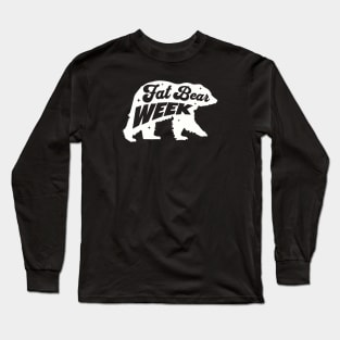 Fat Bear Week Silouette Long Sleeve T-Shirt